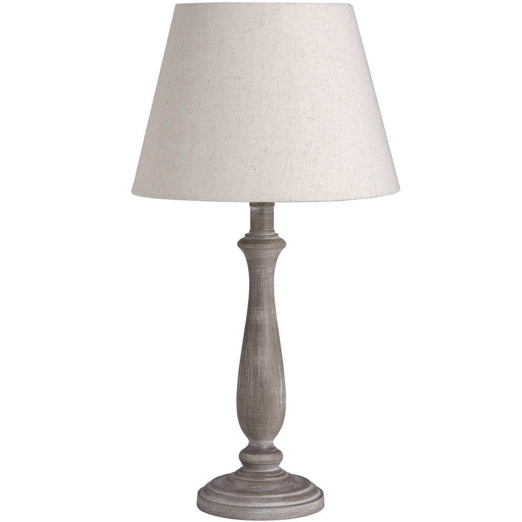 Shades 4 Seasons Classic Grey Table Lamp BEIGE WOOD Shades 4 Seasons