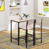 Klassyx Table Stool Set featuring a modern design suitable for small spaces and dining areas