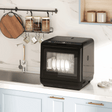 Compact Table-Top Dishwasher in Black N/A