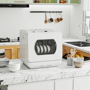 Compact Table-Top Dishwasher in White N/A