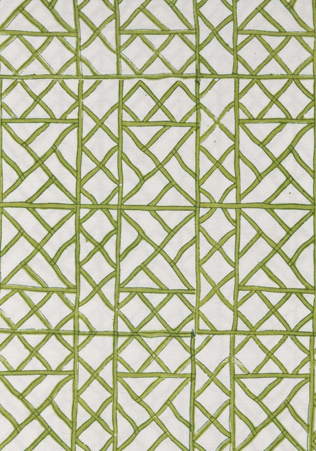 Casa by Josephine Jenno Green Geometric Pattern Tablecloth for Elegant Dining Decor