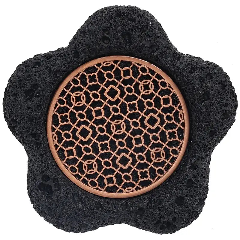 Nisu Home Decorative Tableware in a Black Star Design with Intricate Pattern