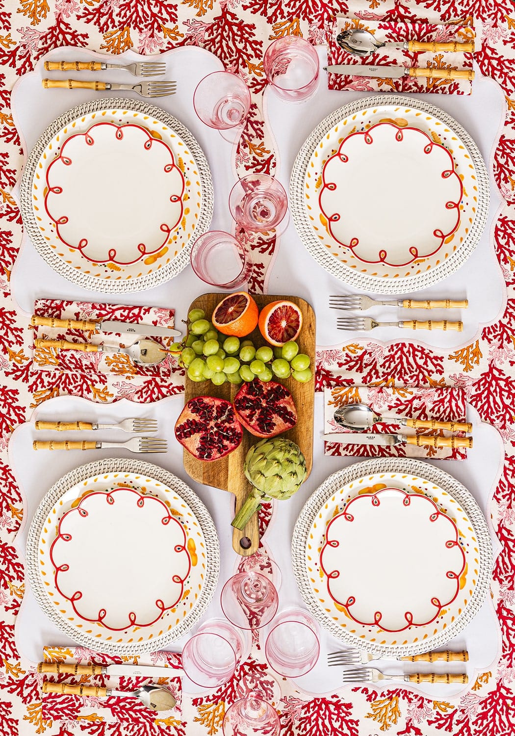 Casa by Josephine Jenno Dinner Plate set with elegant design, ideal for use as a lunch plate
