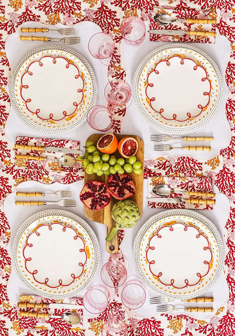 Casa by Josephine Jenno Dinner Plate set with elegant design, ideal for use as a lunch plate