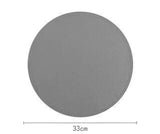 SophistiMat Orange Leather Placemat and Coaster Set KitchBoom