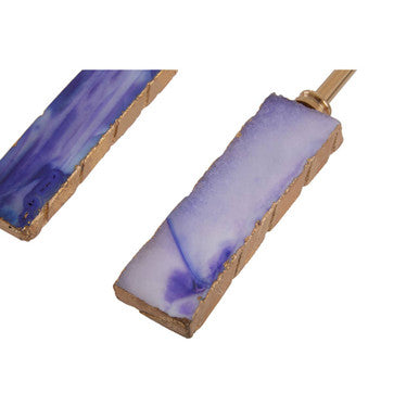Orsina Serving Set with Elegant Purple and Gold Accents for Stylish Dining