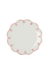 Casa by Josephine Jenno Side Plates with a delicate scalloped pink edge design