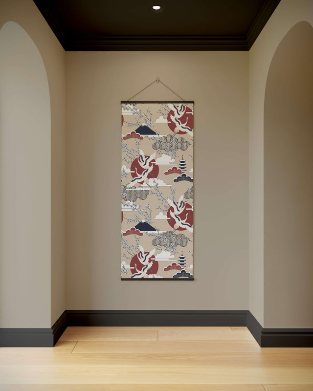 Printworks Tapestry featuring a decorative design with traditional motifs for wall decor