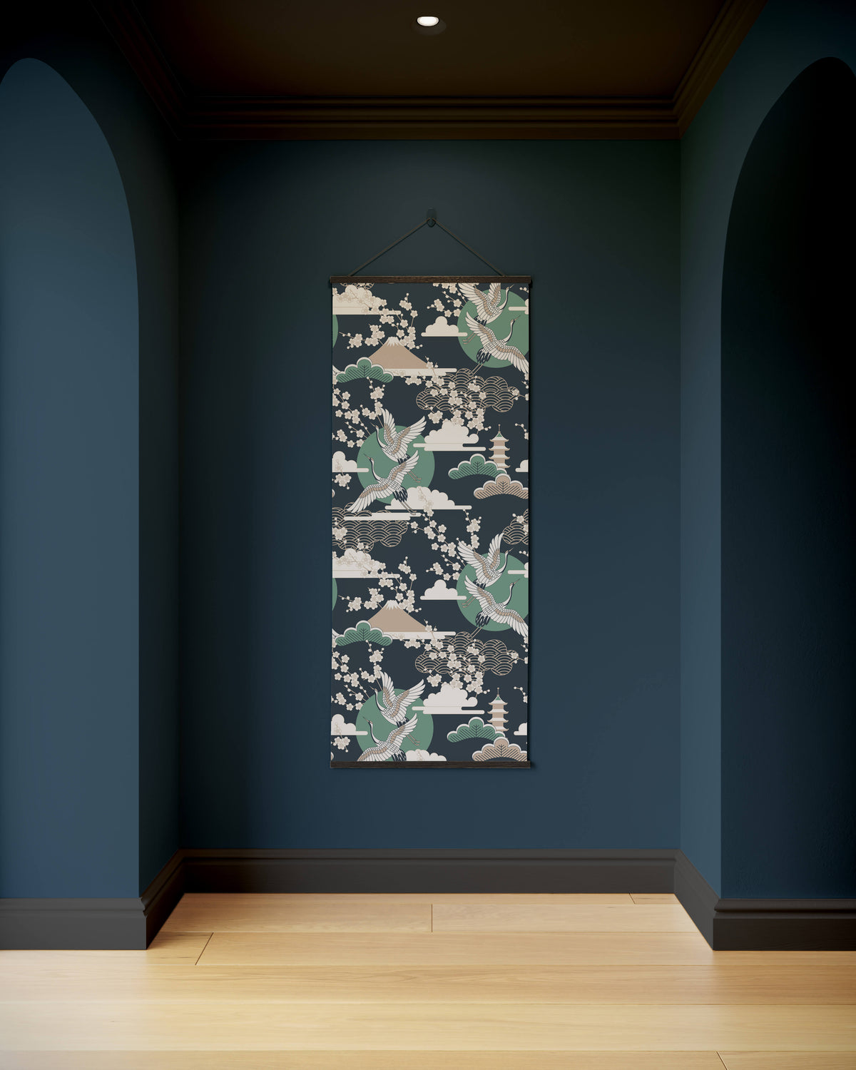 Printworks Tapestry featuring a serene design with birds and clouds, perfect for home decor