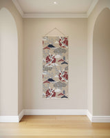 Printworks tapestry featuring a colourful landscape design with intricate details for home decor