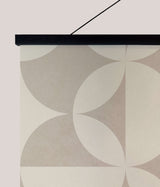 Printworks abstract tapestry featuring geometric shapes in soft neutral tones