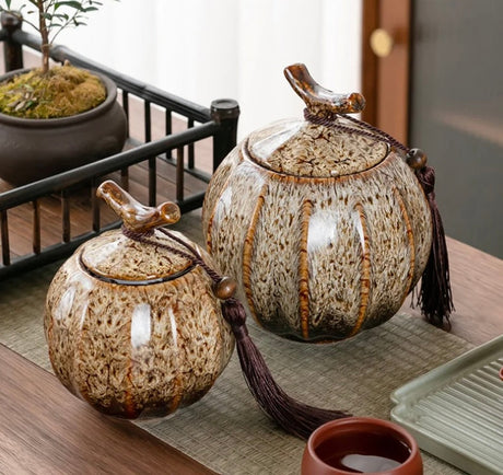 Elegant Nisu Home Tea Jar Set with Unique Design for Storing Loose Leaf Tea