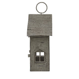Shades 4 Seasons Rustic Tealight Holder in House Design with Hanging Ring for Christmas Decor