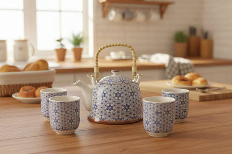 Ancient Wisdom UK Herbal Teapot Set with Elegant Cups AW Dropship UK