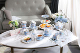 Elegant Teapot Set by London Boutique Lifestyle with pastel floral design, perfect for afternoon tea