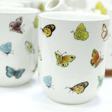 Ancient Wisdom UK Butterfly Herbal Teapot Set with Cups AW Dropship UK