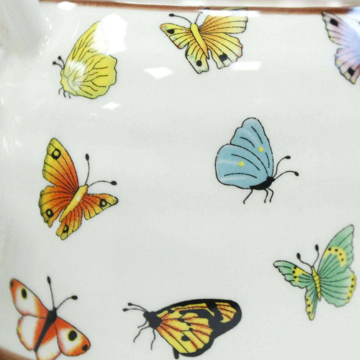 Ancient Wisdom UK Butterfly Herbal Teapot Set with Cups AW Dropship UK