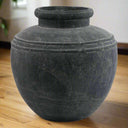 Shades 4 Seasons Rustic Black Water Pot - Indoor Planter GREY CERAMIC Shades 4 Seasons