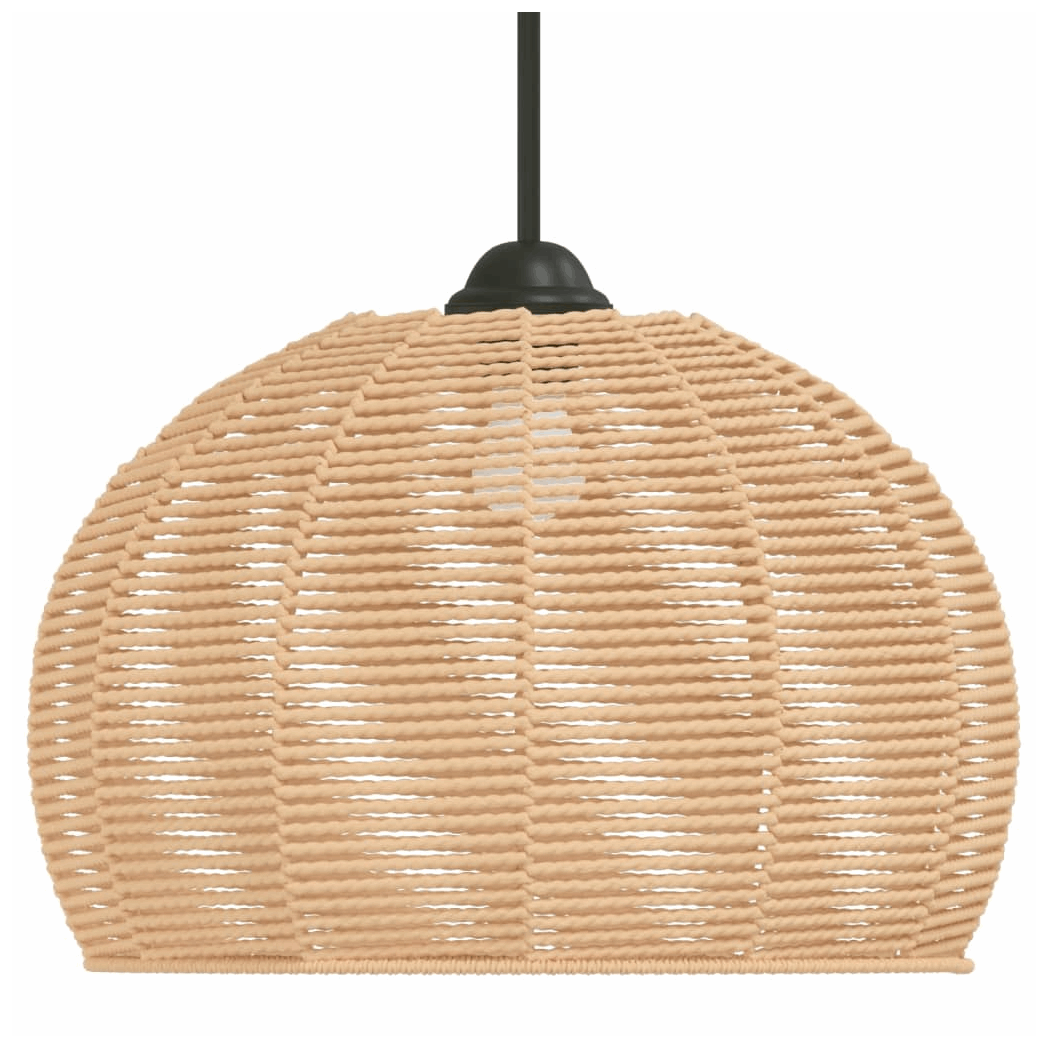 VidaXL Ceiling Lampshade in natural woven design, perfect for adding a warm touch to any room