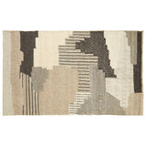 Orsina Textured Rug featuring a modern abstract design in neutral tones