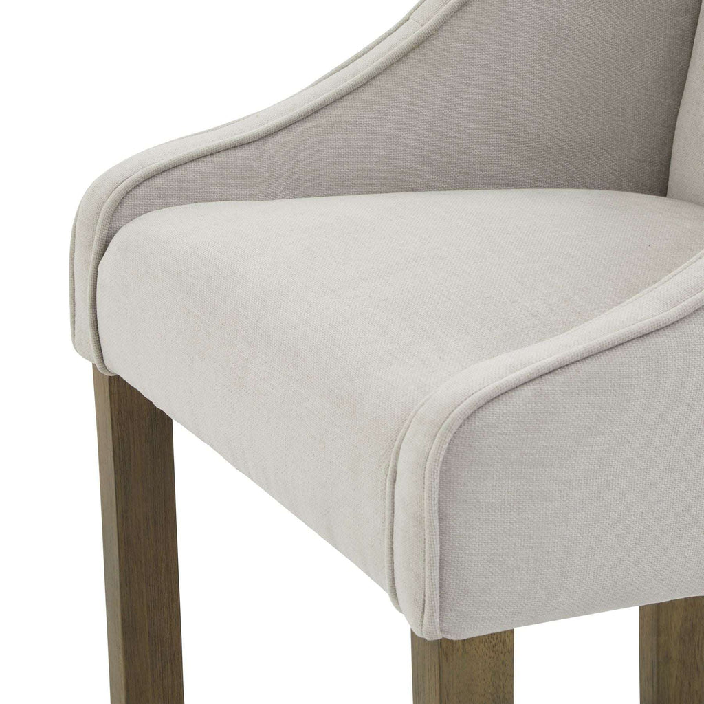 Shades 4 Seasons Grey Upholstered High-Back Bar Stool Shades 4 Seasons