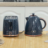 Wise Galleria Toaster Set featuring a stylish toaster and kettle in a modern design