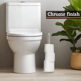 Orsina Toilet Roll Holder in sleek chrome finish for modern bathroom decor