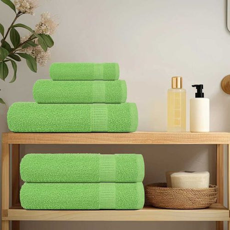 vidaXL Soft Grey Towel Set - 6-Piece Cotton Towels vidaXL