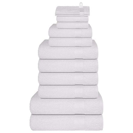 vidaXL Green Towel Set Soft Cotton Bathroom Towels vidaXL