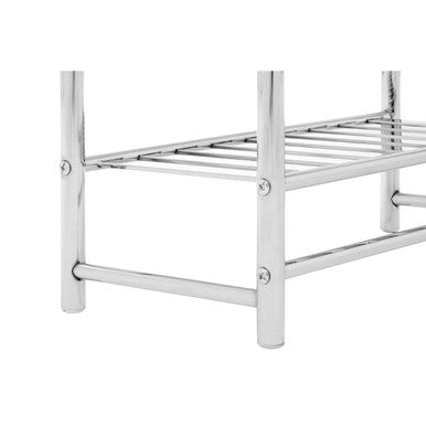 Sturdy Orsina Towel Shelves with a sleek chrome finish and practical open design for bathroom storage