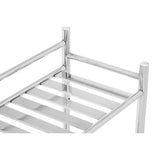 Orsina Stainless Steel Towel Shelves with Slatted Design for Bathroom Storage