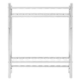 Orsina Towel Shelves in chrome finish with multiple tiers for organised bathroom storage