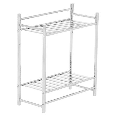 Orsina Towel Shelves in sleek chrome finish, perfect for organising bathroom essentials