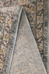 Close-up of a beautifully detailed traditional rug with a patterned design and soft texture
