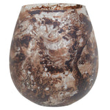 Orsina Decorative Candle Holder in Brown Swirl Design for Stylish Home Decor