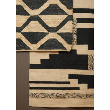 Orsina Trenza Rug in geometric patterns with neutral tones for stylish home decor
