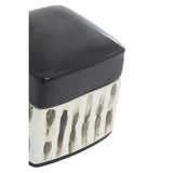Orsina Decorative Trinket Box with a unique black and cream design for stylish storage