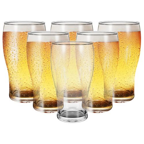 Vinsani Tulip Beer Glasses Stylish Glassware Set Vinsani