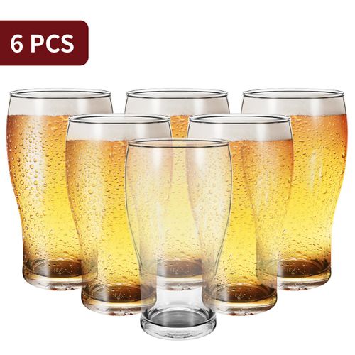 Vinsani Tulip Beer Glasses Stylish Glassware Set Vinsani