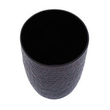 Orsina Tumbler for bathroom accessories with a textured black finish