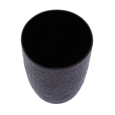 Orsina Tumbler for bathroom accessories with a textured black finish