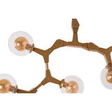 Abira 12 Arm Gold Finish Pendant Light Orsina