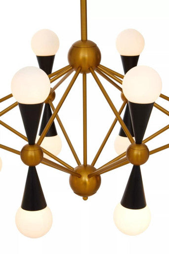 Orsina Modern Pendant Light with Geometric Design and Multiple Spherical Shades