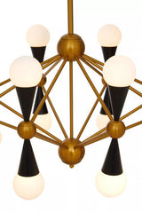 Orsina Modern Pendant Light with Geometric Design and Multiple Spherical Shades