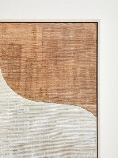 Astratto Neutral Abstract Textured Canvas Wall Art Orsina