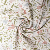 BellaMoon Body Pillow with Floral Print Fabric in Soft Pastel Colours for Comfort and Style