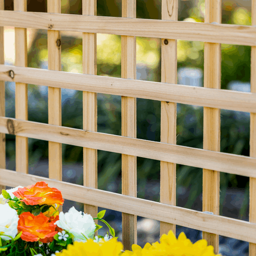 Outsunny Raised Garden Bed with Trellis Garden Planters Outsunny