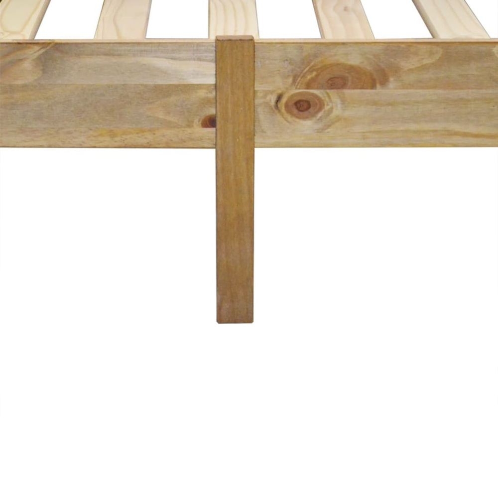 vidaXL Bed Frame Mexican Pine Corona Range 160x200 cm vidaXL