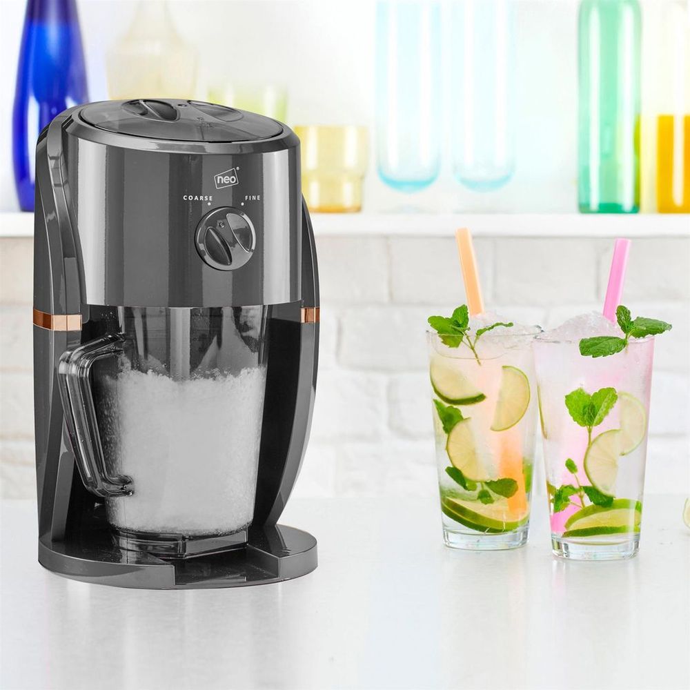 Neo Grey and Copper Ice Crusher Slush Machine Neo