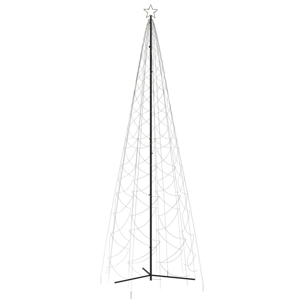 vidaXL Christmas Cone Tree Warm White 732 LEDs 160x500 cm vidaXL